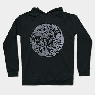 Iron Celtic Dog Design Hoodie